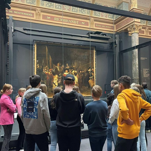 Tweedejaars leerlingen Nijeborg naar het Rijksmuseum