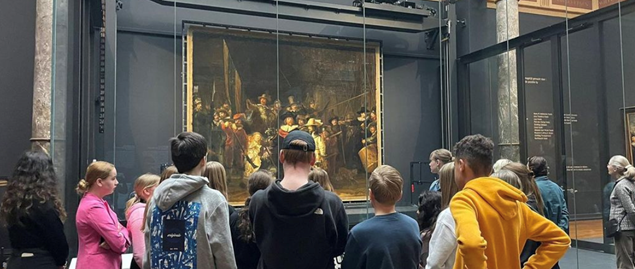 Tweedejaars leerlingen de Nijeborg naar het Rijksmuseum